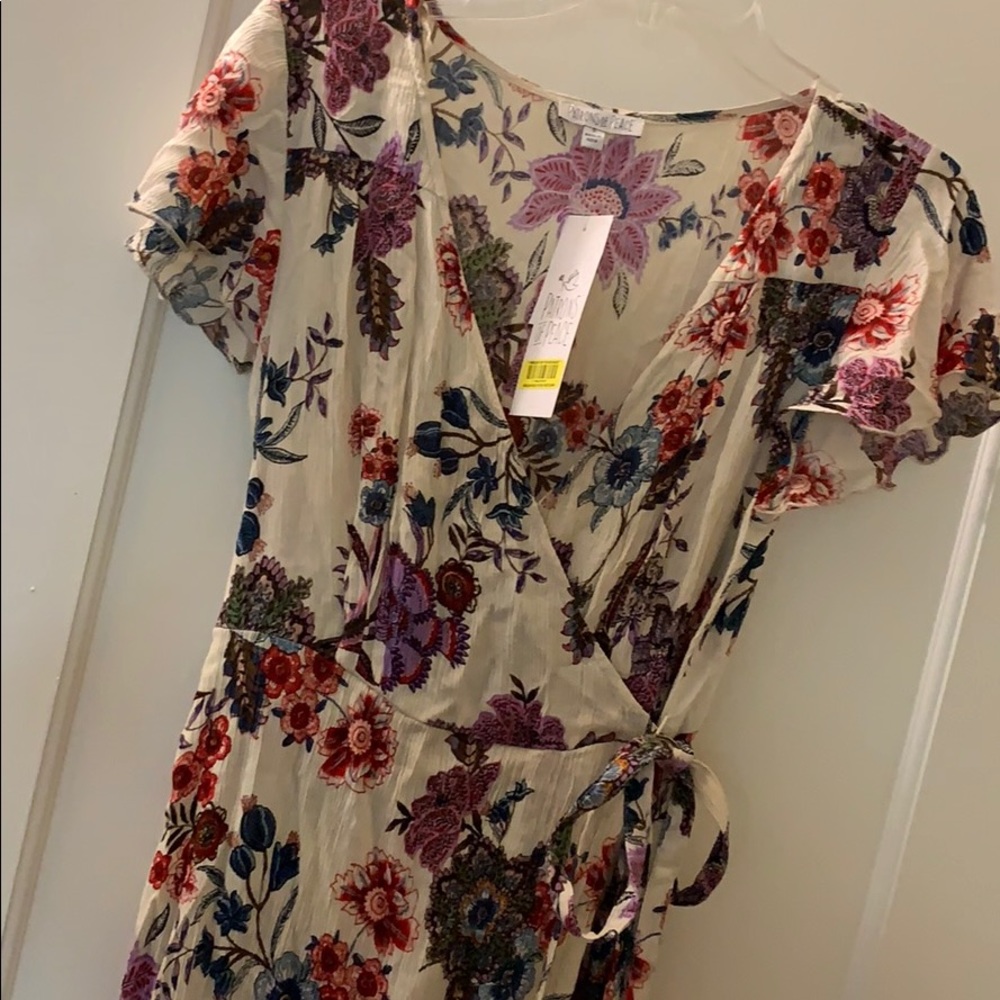 Patrons of Peace Midi Wrap Dress